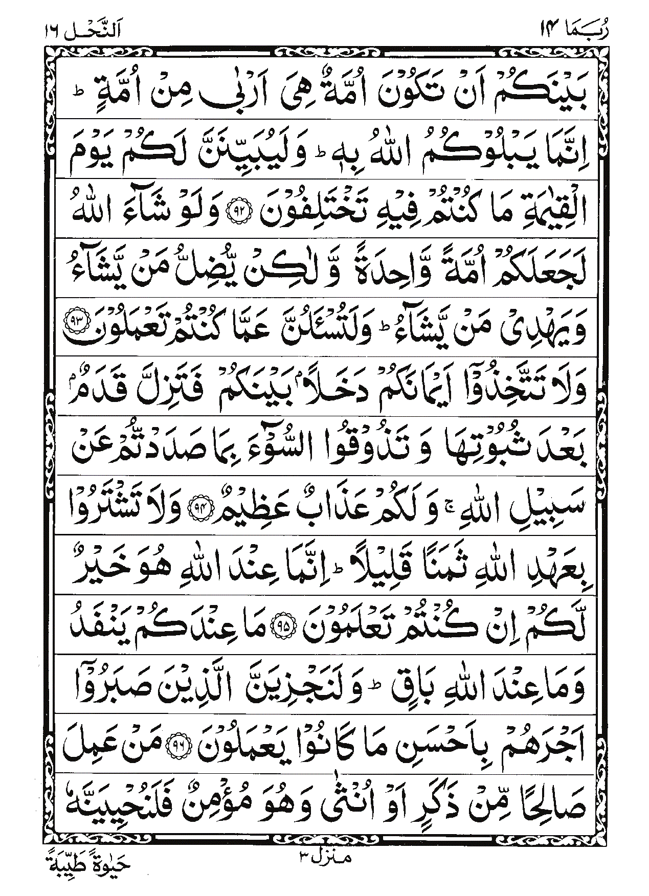 Surah An-Nahl Page 16